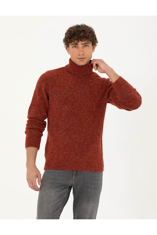 Pierre Cardin Erkek Kiremit Kazak /triko 50278103-vr031 Kiremit