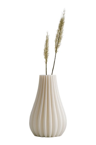 Dikey Hatlı Modern Vazo-fibrika Store Siyah