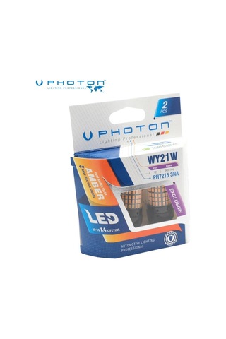 Photon 12v 1016 Ampul Led Dipsiz T20 Turuncu 2 Ad