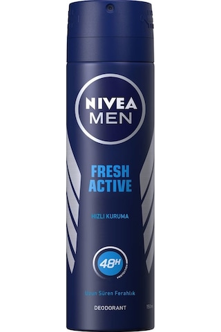 Nivea Men Fresh Active Erkek Sprey Deodorant 150 ML