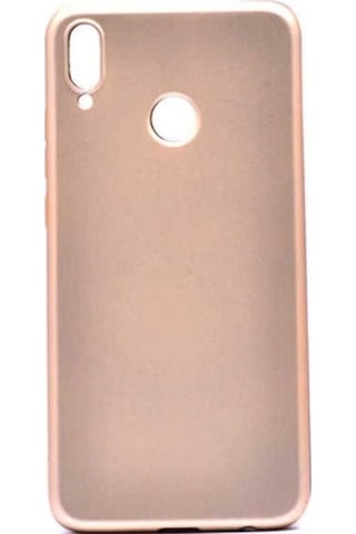 Huawei Honor 8x Kılıf Zore Premier Silikon Kapak Gold