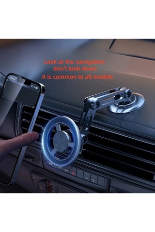 Boatshop1 Sıcak Satış Araba Cep Telefonu Tutucu Güçlü Manyetik 360 Dönen 2 Siyah 4 Baz Yapıştırıcı 4 Halka Demir Levha