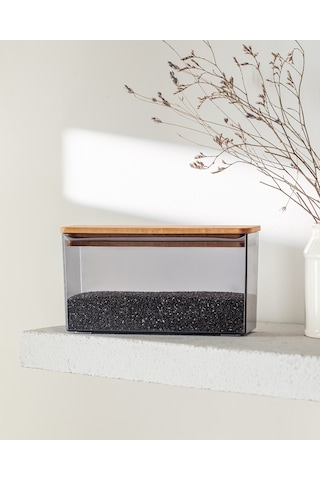 Madame Coco Lucille Ahşap Kapaklı 1200 ML Saklama Kabı