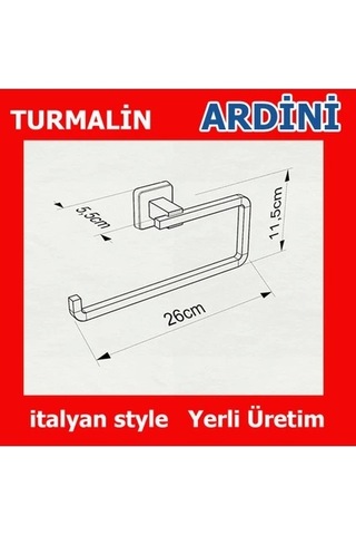 Turmalin Kağıt Havluluk Siyah Çok Renkli