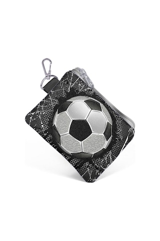 Coral High Siyah Futbol Bozuk Para Cüzdanı - Erkek Çocuk Çok Renkli