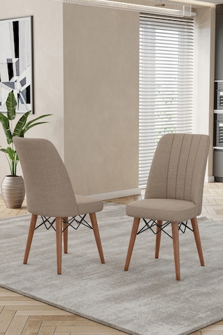 80x170cm Mutfak Masası Takımı 4 Kişilik Açılır Masa Sandalye Takımı -yemek Odası-mdf Siyah Mermer - Cappucino