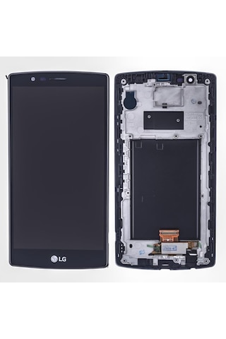 LG Uyumlu G4 H815 Lcd Ekran Dokunmatik Çıtalı + Tamir Seti