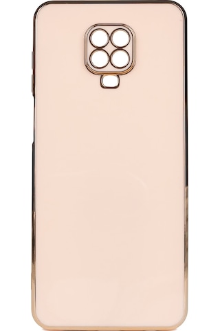 Xiaomi Redmi Note 9 Pro Parlak Kenarli Bark Silikon Kilif 547681032