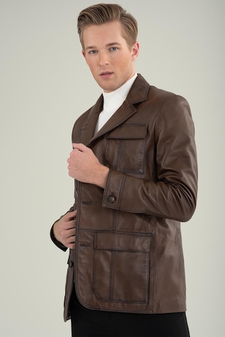 Sezar Kahverengi Deri Mont 111676 001