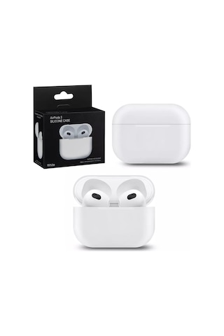 Proaks Airpods Uyumlu 3 İçin Silikon Kılıf 225801634 Beyaz