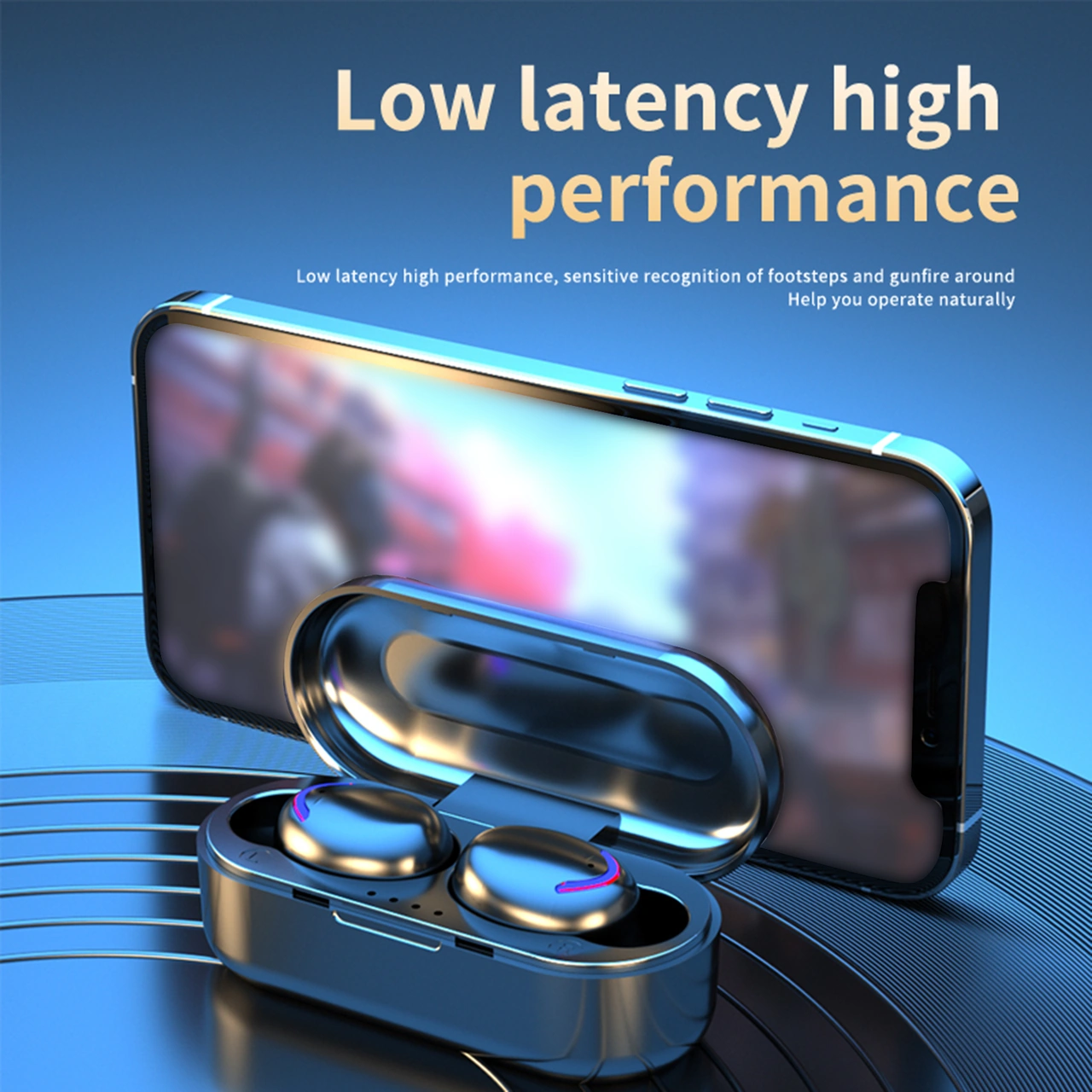 Moveevo F9 Mini Bluetooth 5.1 Kulaklık: Girişli Tip, Gürültü Engelleme, Dokunmatik Kontrol, 200mah Şarj Kutusu, Mikrofonlu Siyah Model: F9 Mini