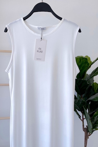 Sandy Kolsuz Elbise - Beyaz