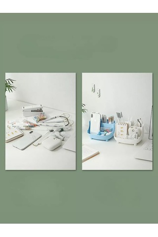 Magifta Kağıt Gereçleri Organizatörü, Küçük Eşyaları Saklamak İçin 293148791 Mavi