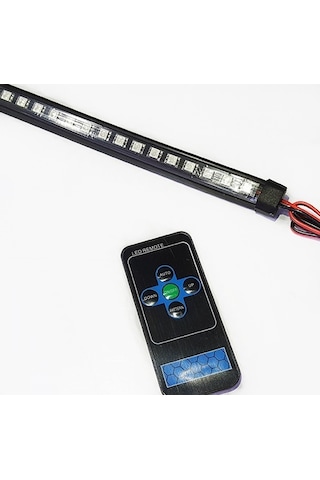 Off Road Çakarlı Led Koyu Turuncu-beyaz Çift Renk 24 Modlu Kumand