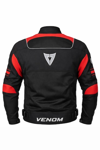 Venom Spin Yazlık Siyah Kırmızı Motosiklet Montu Kalıplar Dardır Bir Beden Büyük Alınız