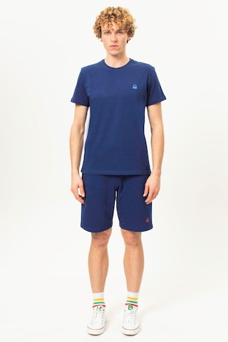 Benetton Bnt-m20465-23y Erkek T-shirt Bnt-m20465-r1078 Lacivert