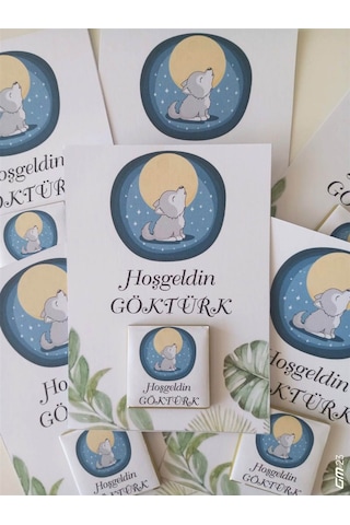 Farklı Market 20 Adet Bebek Çikolatası Kurt Temalı