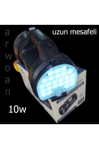 Arwoan Uzun Mesafeli Süreli El Feneri Siyah
