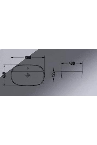 Puroser Letoon White Tezgah Üstü Çanak Lavabo