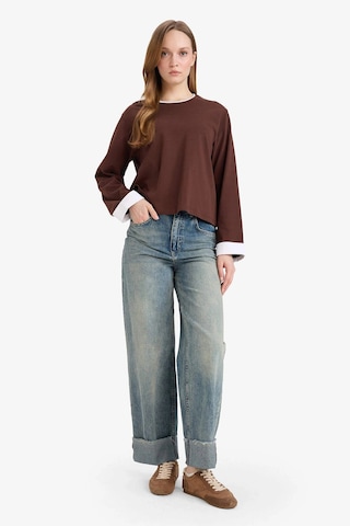 Defacto %100 Pamuk Loose Fıt Tunik G8576ax26spbn341 Kahve-bn341
