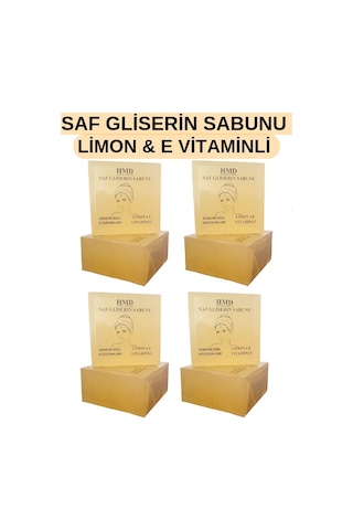 Hmd Bitkisel Kozmetik Limon & E Vitaminli Saf Gliserin Sabunu 4 x 100 G