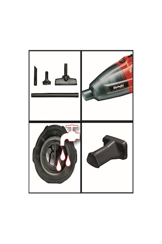 Einhell TE-VC 18 Li Akülü El Süpürgesi + 2 x 4.0 Ah Starter Kit