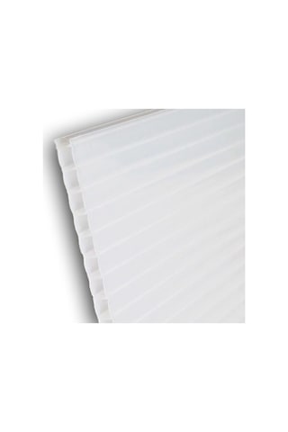 4mm Beyaz Oluklu Polikarbon Levha Sera Sundurma Çatı Kaplama Malzemesi