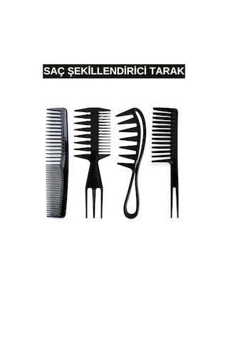 Layes Saç Şekillendirici Tarak 4'lü