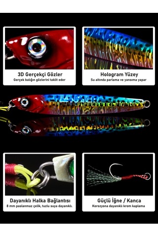 Jig, Zoka, Suni Yem, Uv Metal Jig, 80gr 11cm Jıgto Tide 80