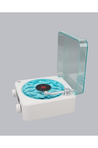 Nrzsnt Gece Lambası Stereo Bluetooth Hoparlör Dijital Saatli Vintage Tasarım Çok Fonksiyonlu