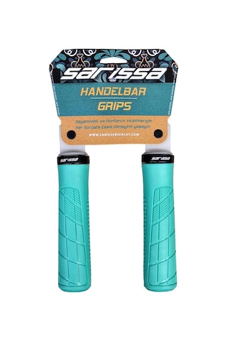 Sarissa Pvc Elcik Ergonomik Destekli Yapı Kolay Kavrama Kaymaz Bisiklet Elciği Turkuaz
