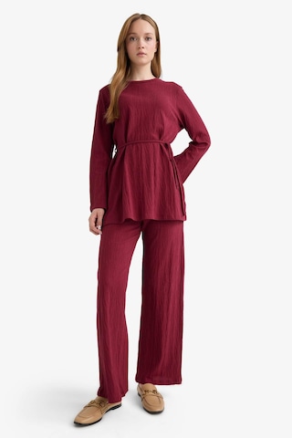 Defacto Wide Leg Geniş Paça Pantolon F6368ax25aubr115 Bordo