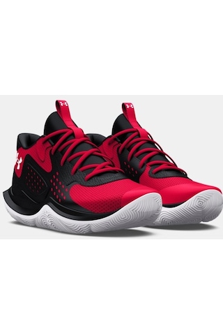 Under Armour Unisex UA Jet '23 Basketbol Ayakkabısı 3026634-600 Beyaz - Kırmızı - Siyah