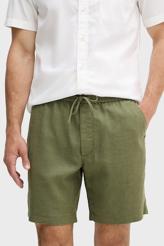 Tommy Hilfiger Bağlamalı Normal Bel Keten Bermuda Short Erkek Short Mw0mw44353 Msx Yeşil