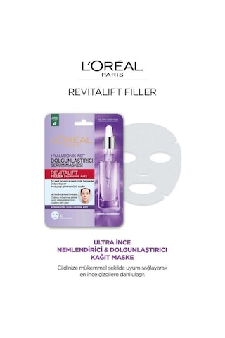 L'oréal Paris Revitalift Filler Dolgunlaştırıcı Serum Maske