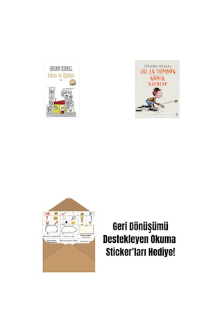 Eskici Ve Oğulları Midi Boy + Aslan Tomson - Köpek Yavrusu + Okuma Sticker'ları