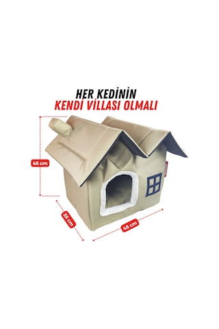 Xpermate Pet Villa Kedi Evi Kedi Villası Kedi Kulübesi