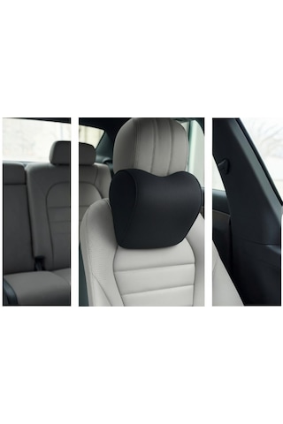 Yeni Nesil Visco Ortopedik Ergonomik Uzun Yol Araba Baş & Boyun Destek Yastığı Ergonomik, Yıkanabilir Kılıf Hafızalı Köpük 1