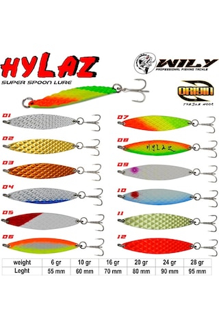 Wily Hylaz Kaşık 6 Gr 55 Mm - Hologramlı