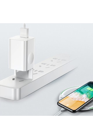 Baseus Ccall-Bx02 20W Hızlı Şarj Aleti Şarj Başlık Adeptör (475517033)-Beyaz