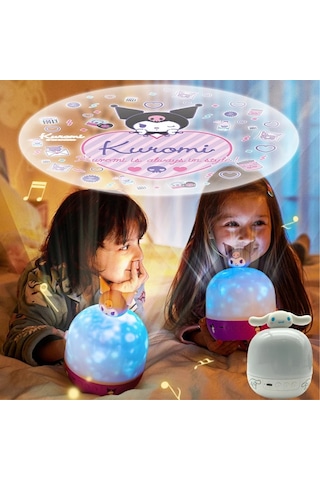 Uzaktan Kumanda Dönen Müzik Kutusu Atmosfer Projeksiyon Lambası