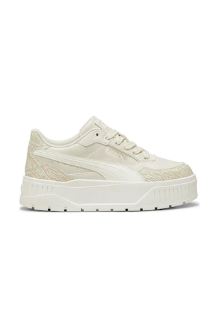Puma Karmen Iı Idol Animal Fever Beyaz Kadın Krem Sneaker 39879501 Beyaz - Krem