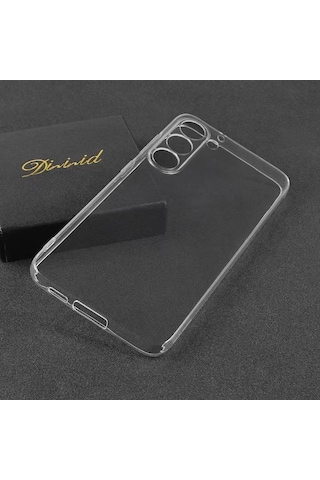 Samsung Galaxy Uyumlu S23 Plus Kılıf Şeffaf Silikon Hibrit Case Kapak