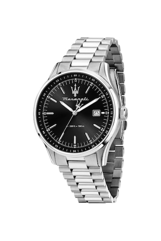 Maserati R8853124003 Çelik Kasa Çelik Kordon 10 Atm Suya Dayanıklı Metalik Renk Erkek Kol Saati Metalik