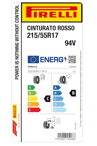 Pırellı 215/55R17 94v Cınturato Rosso Yaz Lastiği 2025