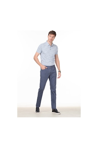 Ramsey Gri Düz Slim Fit Denim Pamuk Karışımlı Pantolon Ramsey Gri Düz Slim Fit Denim Pamuk Karışımlı Pantolon