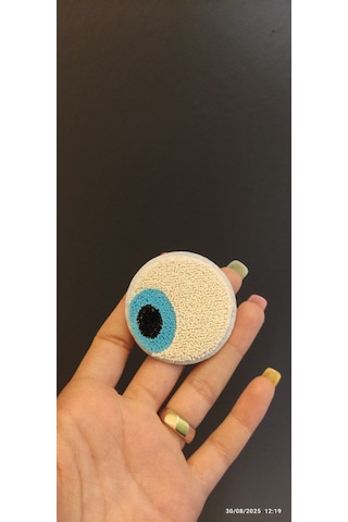 Ütü İle Yapışan Punch Dokuma Göz Arma Dikiş Aplike 5x5 Cm