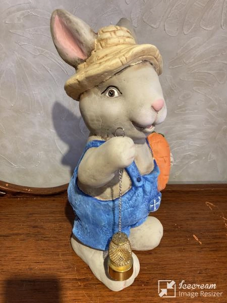 Fenerli Erkek Tavşan Bahçe Balkon Dekor Ürünü