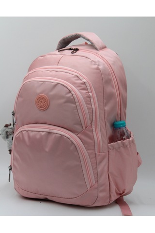 Özel Kumaş Pudra Unisex Okul Çantası 34600 Pembe