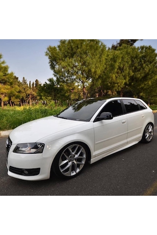 Audi A3 2006 - 2012 Yan Marşpiyel Takımı Boyasız Plastik